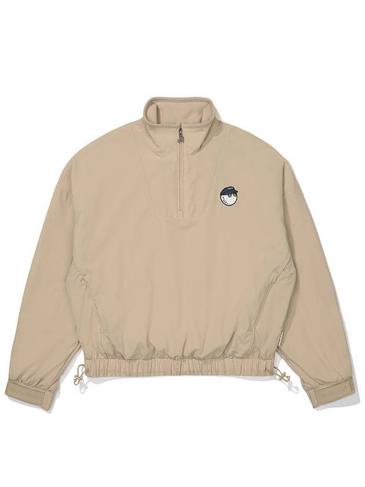 Soft Utility Anorak BEIGE WOMAN - MALBON GOLF - BALAAN 1