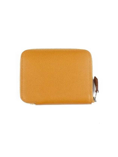 Silk'In Compact Card Wallet Brown - HERMES - BALAAN 1