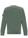 Wappen Patch Garment Dyed Sweatshirt Musk Green - STONE ISLAND - BALAAN 3