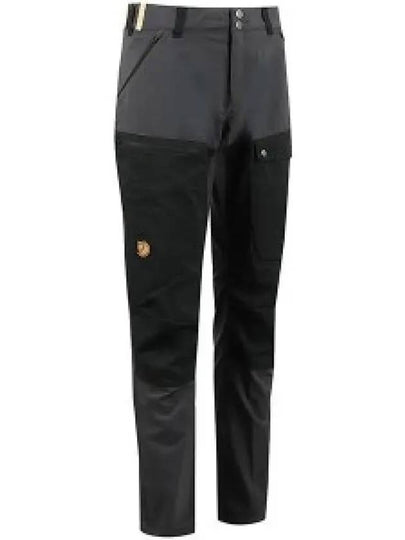 Men's Regular Abisko Midsummer Track Pants Dark Grey Black - FJALL RAVEN - BALAAN 2