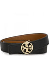 1 Miller Reversible Leather Belt Black Classic Cuoio - TORY BURCH - BALAAN 2