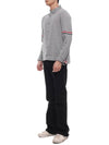 Merino Wool Armband Long Sleeve Shirt Grey - THOM BROWNE - BALAAN 5