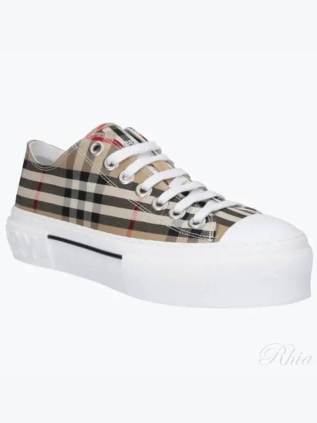 Vintage Check Cotton Sneakers Archive Beige - BURBERRY - BALAAN 2