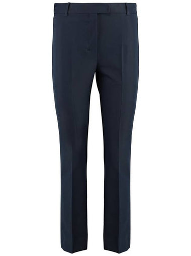 'S Max Mara Stretch Viscose Trousers With Flared Hem - S MAX MARA - BALAAN 1