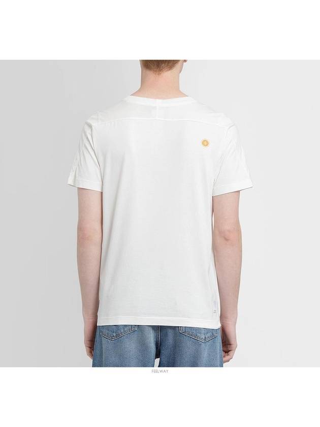 Shadow Project Neo Flora Short Sleeve T-Shirt White - STONE ISLAND - BALAAN 6