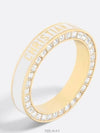 Night Code Logo Crystal Ring Gold White - DIOR - BALAAN 2