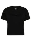 Boxy Micro Logo Short Sleeve T-Shirt Black - A.P.C. - BALAAN 2