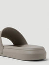 Signature Logo Embossed Louver Slide Slippers Gray - ALEXANDER MCQUEEN - BALAAN 4