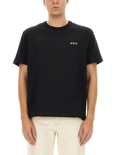 Boxy Petit VPC Short Sleeve T-Shirt Black - A.P.C. - BALAAN 2