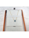 MiMini Pop H Pendant Necklace Gold Bleu Jean - HERMES - BALAAN 2