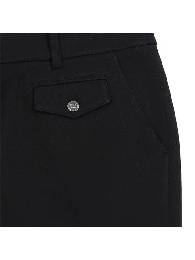 Women s TR basic fit 10cm pants 5054LXWP BLACK - BLACK&WHITE - BALAAN 3