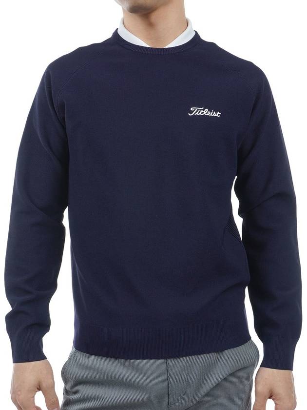 Men s Pique Crew Neck Knit - TITLEIST - BALAAN 1