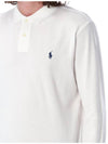 Embroidered Logo Slim Fit Polo Shirt White - POLO RALPH LAUREN - BALAAN 4