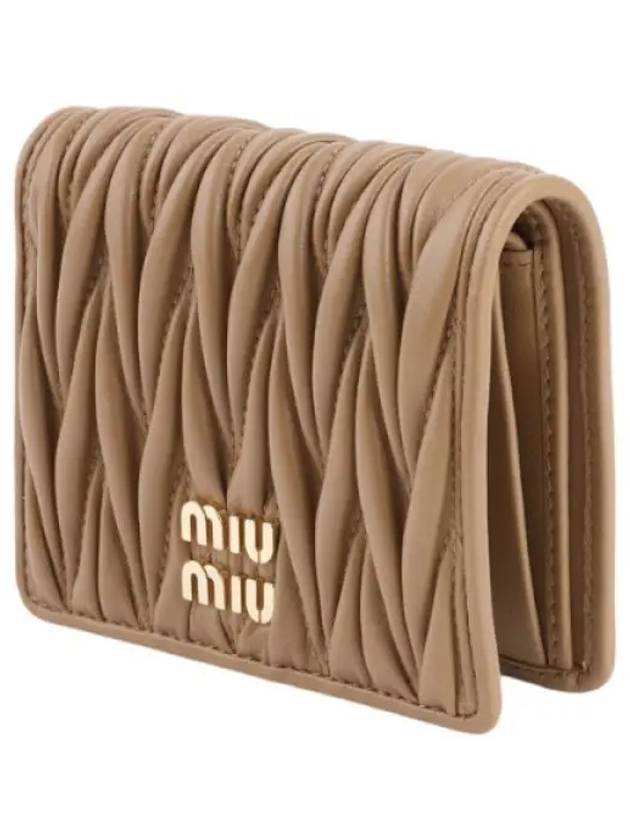 Matelasse bifold wallet - MIU MIU - BALAAN 1