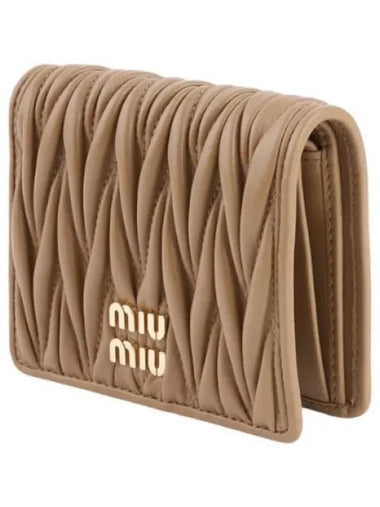 Matelasse bifold wallet - MIU MIU - BALAAN 1