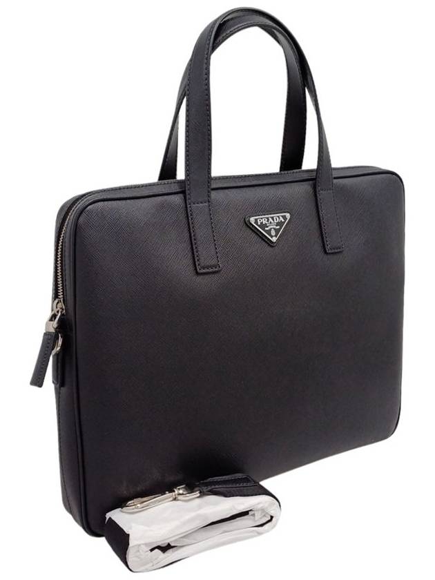 Women s 2VE368 Saffiano Leather Briefcase Strap - PRADA - BALAAN 2