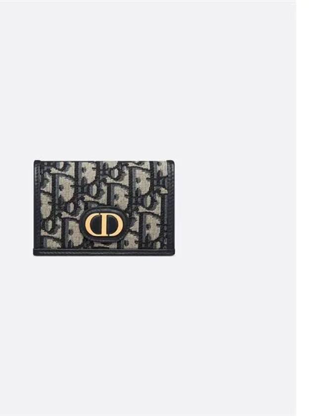 30 Montaigne Glycine Card Wallet Blue - DIOR - BALAAN 2