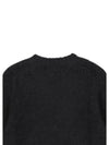 Mohair Blend Knit Top Black - JIL SANDER - BALAAN 3