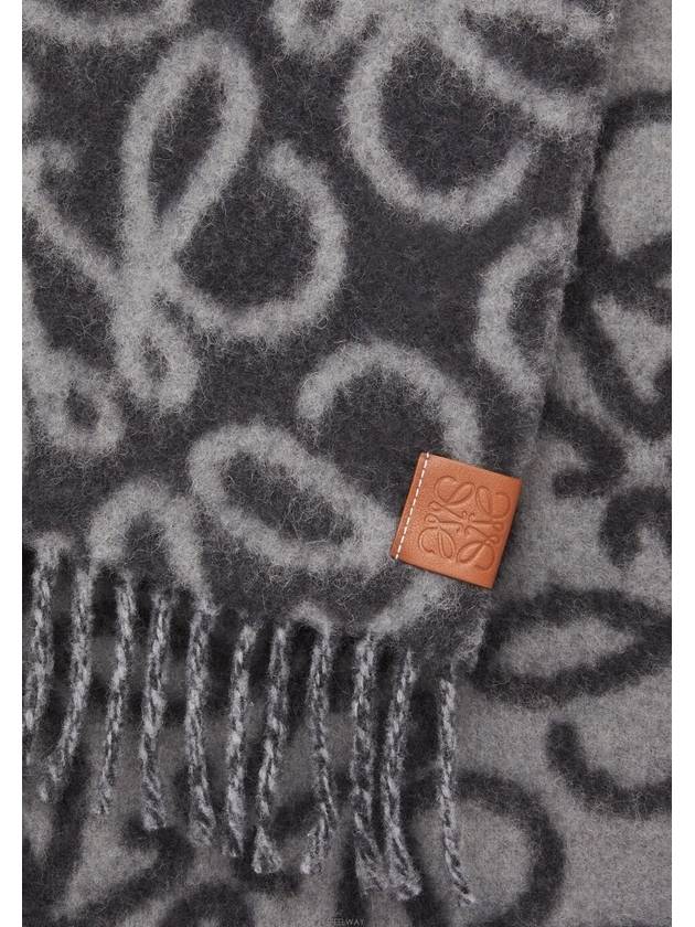 Anagram Scarf Black - LOEWE - BALAAN 6