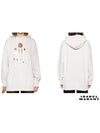 Mansel Logo Print Hoodie Beige - ISABEL MARANT ETOILE - BALAAN 4