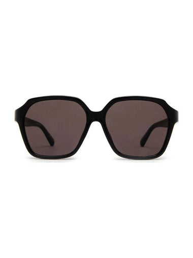 Eyewear Oversized Fit Horned Frame Sunglasses Black - BALENCIAGA - BALAAN 1