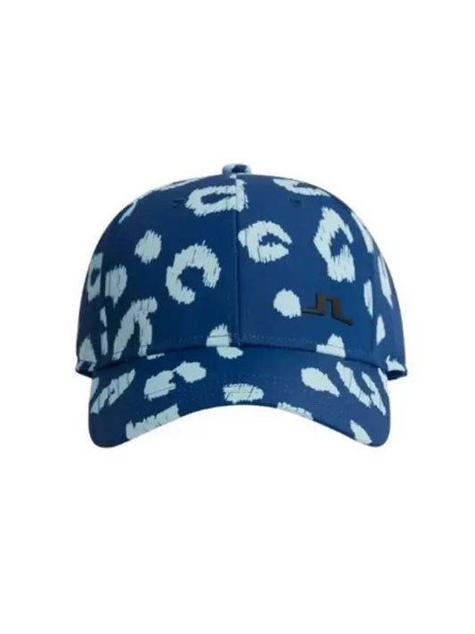 Jim Print Ball Cap Savanna Estate Blue - J.LINDEBERG - BALAAN 1