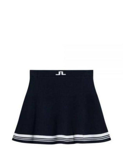 Frida Stripe Knitted Skirt GWSD09392 6855 Women's Frida Stripe Skirt - J.LINDEBERG - BALAAN 2