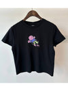 AU Australia DOLLIE slim crop t shirt ST1M0299 black WOMENS AU8 S 10 M 12 L - STUSSY - BALAAN 1