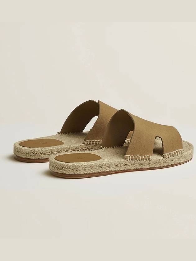 Antigua Espadu Sandals H211871ZHE5 Vanilla Gold Men s 42 - HERMES - BALAAN 4