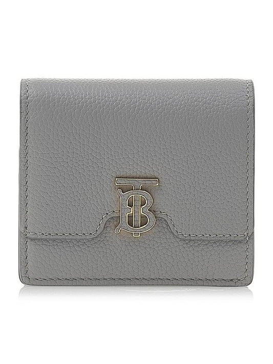 Grainy leather TB halfwallet 8070434 LS TB BIFOLD WALLET LGL A1373 - BURBERRY - BALAAN 1