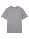 Bold Fox Head Patch Short Sleeve T-Shirt Medium Gray Melange - MAISON KITSUNE - BALAAN 2