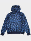 star camo Hoodie sweatshirt Blue Overfit - AOX - BALAAN 6