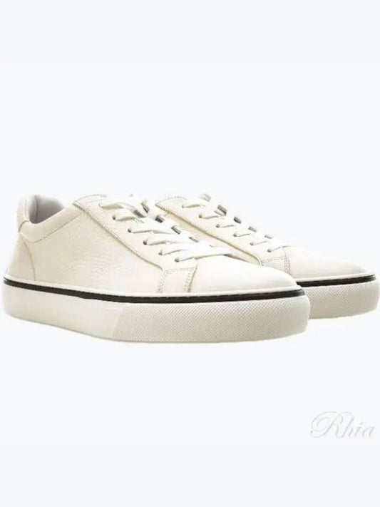 Men's Leather Low Top Sneakers White - TOD'S - BALAAN 2