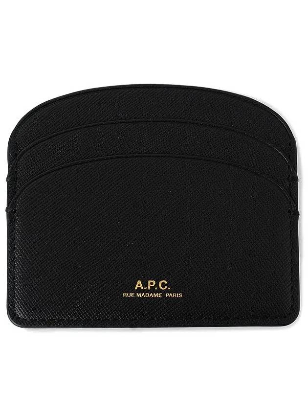 Demi Lune Card Wallet Black - A.P.C. - BALAAN 2