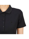 Golf Wear Women s Collar Short Sleeve T Shirt G4LS23K135 ONYX - G/FORE - BALAAN 8