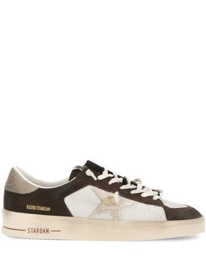 Stardan Leather Low Top Sneakers Brown - GOLDEN GOOSE - BALAAN 2