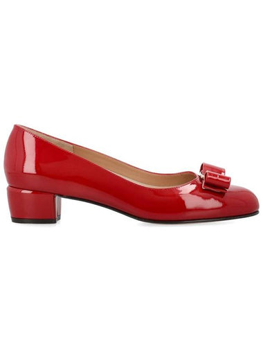 Salvatore Ferragamo Vara Bow Patent Leather Pumps - SALVATORE FERRAGAMO - BALAAN 1