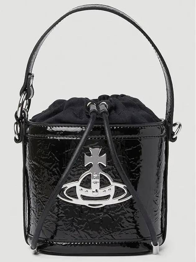 Women's Daisy Drawstring Bucket Bag Black - VIVIENNE WESTWOOD - BALAAN 2