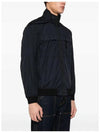 Garment Dyed Crinkle Reps R-Nylon Jacket Blue - STONE ISLAND - BALAAN 3