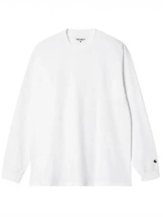 Base Long Sleeve T-Shirt White - CARHARTT WIP - BALAAN 2