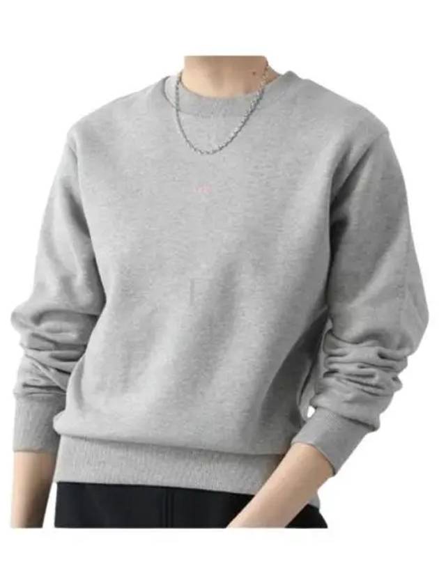 Boxy Micro Logo Sweatshirt Grey - A.P.C. - BALAAN 2