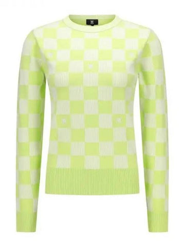 Anew Women s Check BOARD Pullover LI Domestic Product GQCY24012376711 - ANEWGOLF - BALAAN 1