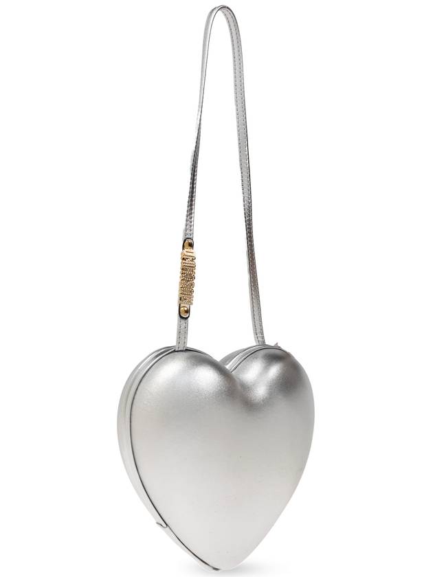 Moschino Heart-shaped Shoulder Bag, Women's, Silver - MOSCHINO - BALAAN 4