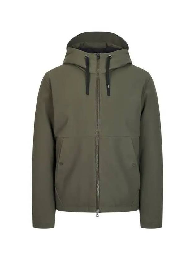 Men s Hooded Goose Down Zip up Sub Zero Jacket Fatigue 271388 - HERNO - BALAAN 1