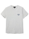 Raymond Short Sleeve T-shirt Grey - A.P.C. - BALAAN 3