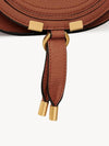 Marcie Saddle Small Grained Leather Cross Bag Tan - CHLOE - BALAAN 5