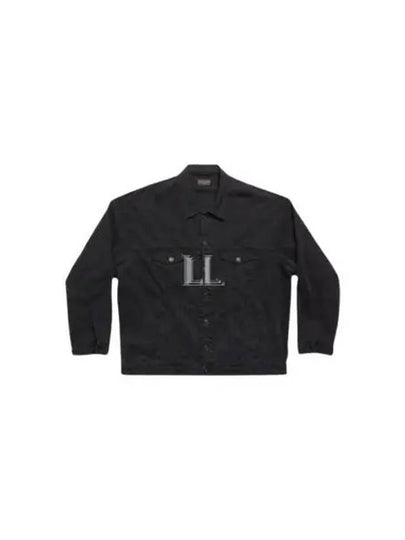 Back Taped Denim Jacket Black - BALENCIAGA - BALAAN 2