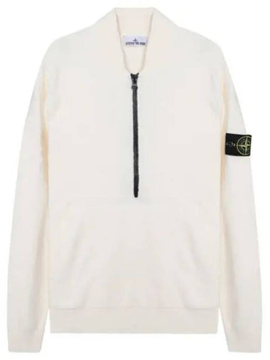 Badge half zip up knit - STONE ISLAND - BALAAN 1