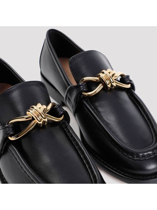 Astaire Leather Loafers Black - BOTTEGA VENETA - BALAAN 8