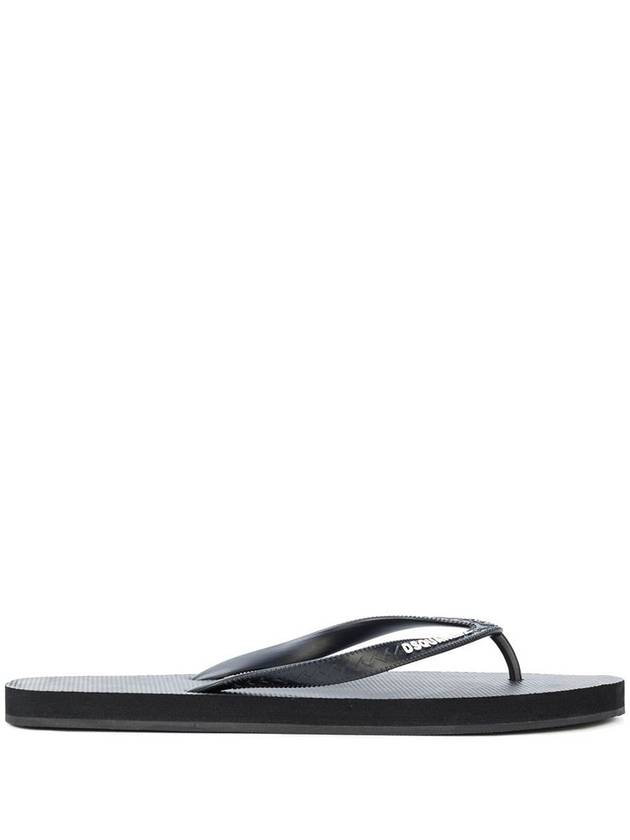 Logo Flip Flop Black - DSQUARED2 - BALAAN 3